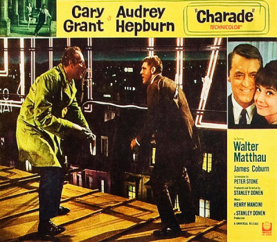 Hollywood Photo Archive - Cary Grant - Charade - Lobby Card