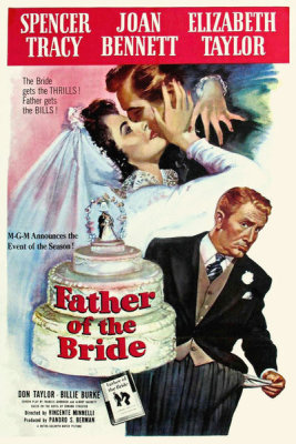 Hollywood Photo Archive - Father of the Bride - Spencer Tracy - Elizabeth Taylor