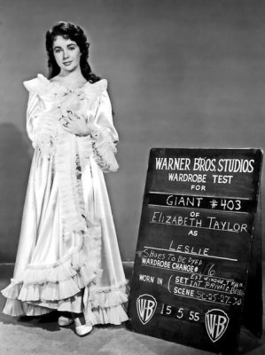 Hollywood Photo Archive - Wardrobe Test - Giant - Elizabeth Taylor