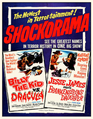 Hollywood Photo Archive - Double Feature - Billy the Kid vs. Dracula and Jesse James Meets Frankenstein's Daughter