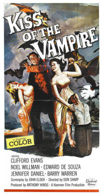 Hollywood Photo Archive - Kiss of the Vampire (Universal International, 1963).