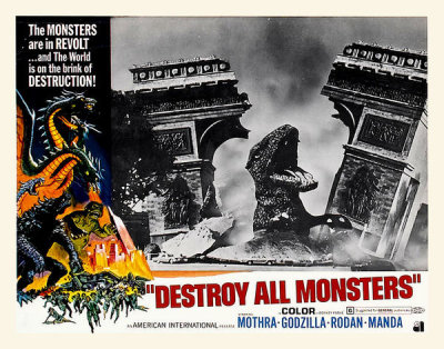 Hollywood Photo Archive - Destroy All Monsters Lobby Card