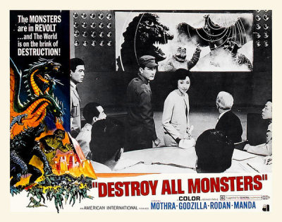 Hollywood Photo Archive - Destroy All Monsters Lobby Card