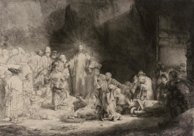 Rembrandt van Rijn - Christ Healing the Sick, ca. 1649
