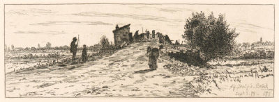 Otto Henry Bacher - On Staufa Bridge 1879