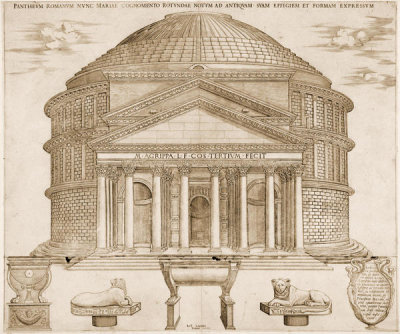 Timothy Cole - Pantheum Romanum 1549