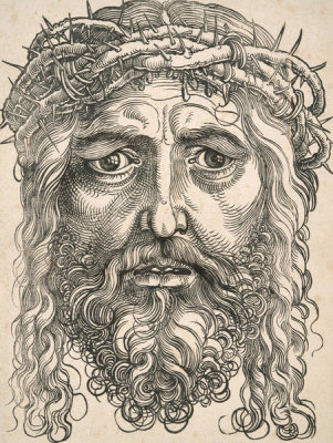 Timothy Cole - The Head of Christ Crowned with Thorns, 1500