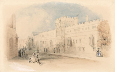 Thomas Creswick - Christ Church, Oxford, from St. Aldates, 19th century