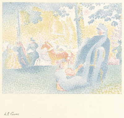 Henri Edmond Cross - Aux Champs Elysees, 1898