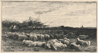 Charles Francois Daubigny - Le Grand Parc a Moutons, 1862