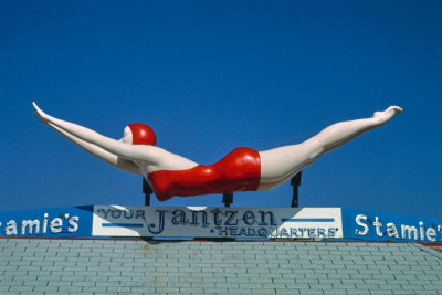 John Margolies - Stamie's Beachwear Jantzen sign, Ocean Avenue, Daytona Beach, Florida