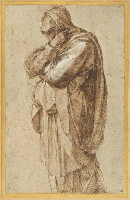 Michelangelo - Study of a Mourning Woman