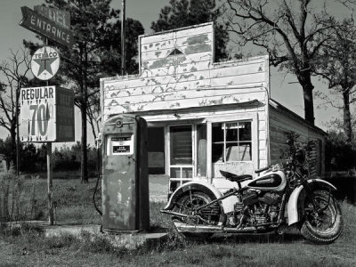 Gasoline Images - Abandoned gas station, New Mexico