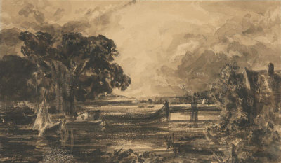 John Constable - River Stour, Suffolk, 19th century