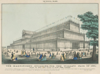 Nathaniel Currier - The Crystal Palace: The Magnificent Building, for the World