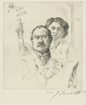 Lovis Corinth - Self-Portrait with His Wife, 1904