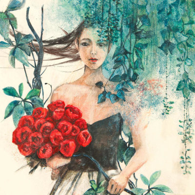 Erica Pagnoni - Fairy of the Roses (detail)