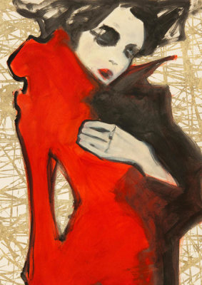 Kumi - Feminine Red (detail)