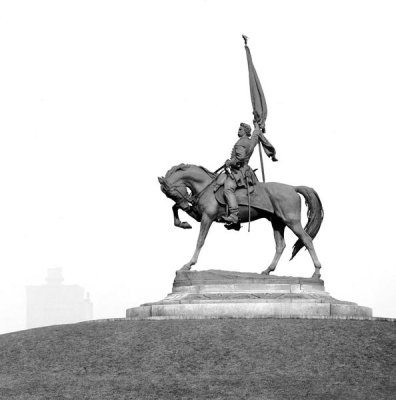 Vintage Chicago - Logan monument Chicago Illinois