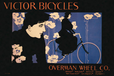 Will H. Bradley - Victor Bicycles Overman Wheel Co., 1896
