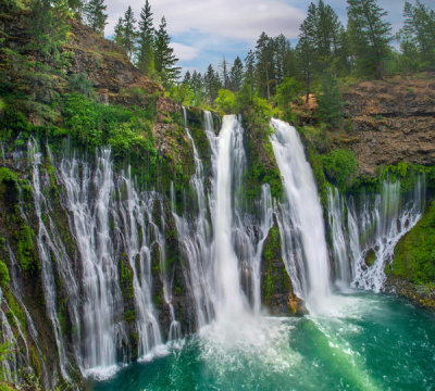 Tim Fitzharris - Waterfall, McArthur-Burney Falls Memorial State Park, California