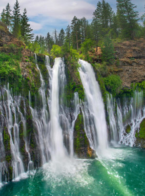 Tim Fitzharris - Waterfall, McArthur-Burney Falls Memorial State Park, California