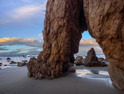 Tim Fitzharris - Arch on beach, El Matador State Beach, California