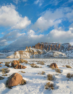 Tim Fitzharris - Dillon Pinnacles in winter, Curecanti National Recreation Area, Colorado