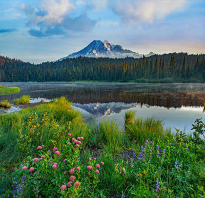 Tim Fitzharris - Reflection Lake, Mount Rainier National Park, Washington