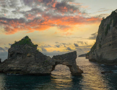 Tim Fitzharris - Rock arch, Atuh Beach, Nusa Penida, Bali, Indonesia