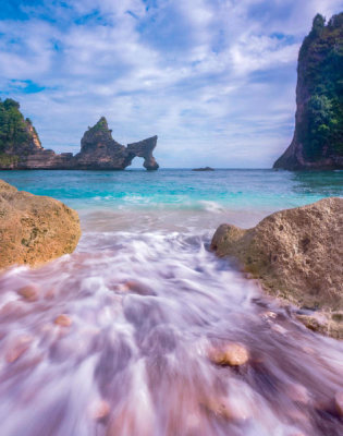 Tim Fitzharris - Rock arch, Atuh Beach, Nusa Penida, Bali, Indonesia