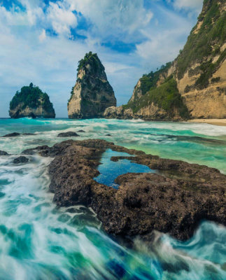 Tim Fitzharris - Tide pool, Diamond Beach, Nusa Penida, Bali, Indonesia