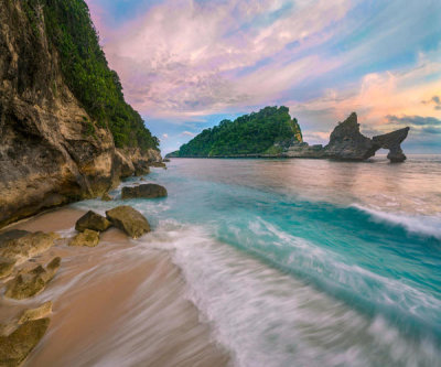 Tim Fitzharris - Rock arch, Atuh Beach, Nusa Penida, Bali, Indonesia