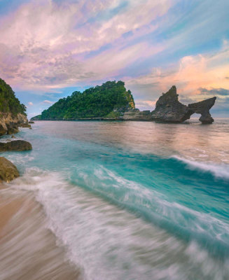 Tim Fitzharris - Rock arch, Atuh Beach, Nusa Penida, Bali, Indonesia