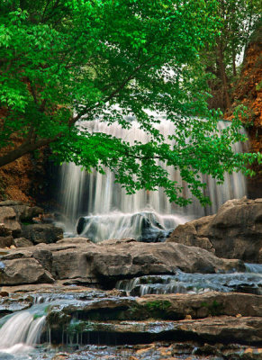 Tim Fitzharris - Tanyard Creek Falls, Washington County, Arkansas
