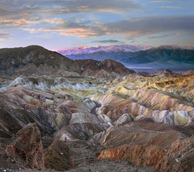 Tim Fitzharris - Eroded sandstone, Zabriskie Point, Death Valley National Park, California