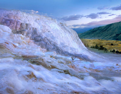 Tim Fitzharris - Geothermal hot spring, Minerva Terrace, Yellowstone National Park, Wyoming