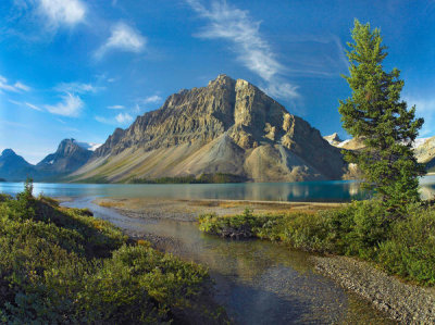 Tim Fitzharris - Bow Lake, Crowfoot Mountains, Banff National Park, Alberta, Canada