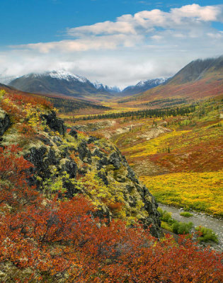 Tim Fitzharris - Tundra in autumn, Tombstone Range, Tombstone Territorial Park, Yukon, Canada