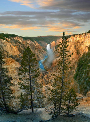 Tim Fitzharris - Lower Falls on the Yellowstone River, Grand Canyon of Yellowstone, Yellowstone National Park, Wyoming
