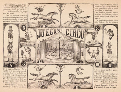 Jose Guadalupe Posada - Circus Game (Juego del circo), 1910s