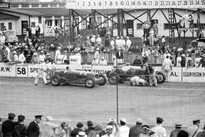 Arthur Rothstein - Automobile races, Indianapolis, Indiana, 1938
