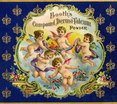 Department of the Interior. Patent Office. - Vintage Labels: Booth's Compound Derma-Talcum Powder, 1901