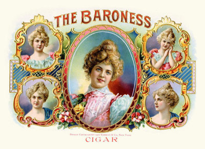 Department of the Interior. Patent Office. - Vintage Cigar Box: The Baroness Cigars, 1901