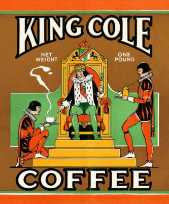 Department of the Interior. Patent Office. - Vintage Labels: King Cole Coffee, 1921