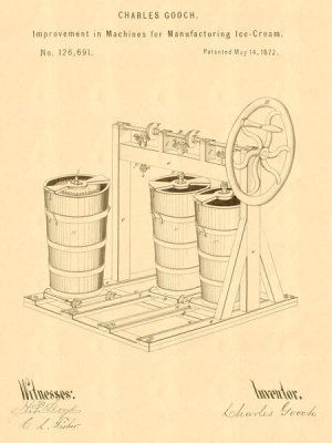 Department of the Interior. Patent Office. - Vintage Patent Illustrations: Improvement Coolers for Ale, Beer, and Water, 1872