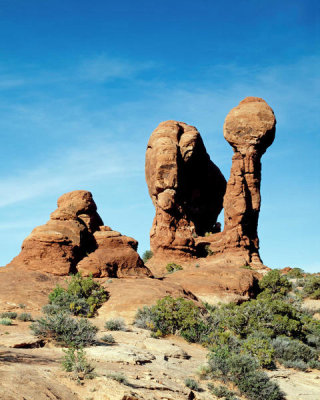 Carol Highsmith - Sandstone Pillars, Arches National Park, Utah, 1980