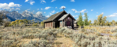 Carol Highsmith - The Episcopal Chapel of the Transfiguration in Grand Teton National Park, 2015