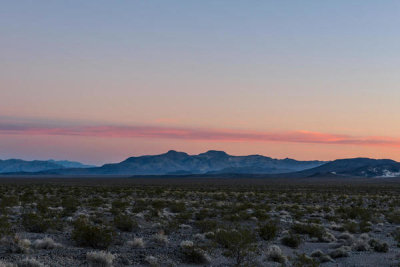 Carol Highsmith - Sunset over the desert and Funeral Mountains just outside Death Valley National Park, California, 2012