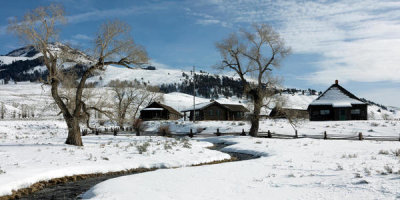 Carol Highsmith - View of the Lamar Ranger Station and Yellowstone Institute's Buffalo Ranch, 2016